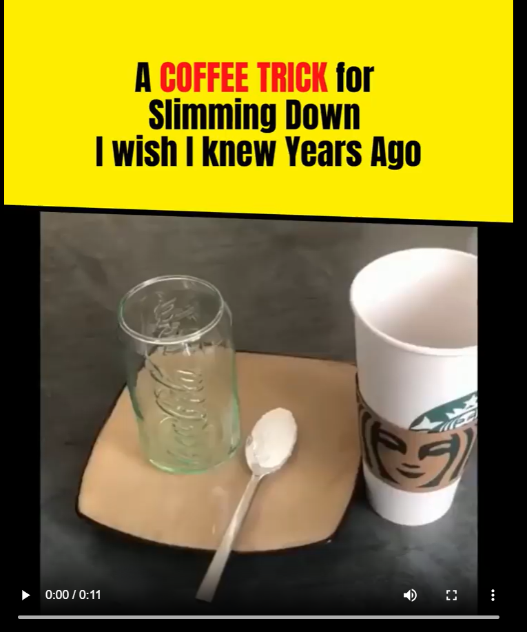 10 second coffee trick